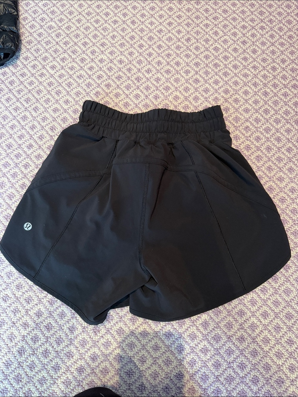 lululemon athletica Black Women's hotty hot 4” Running Shorts